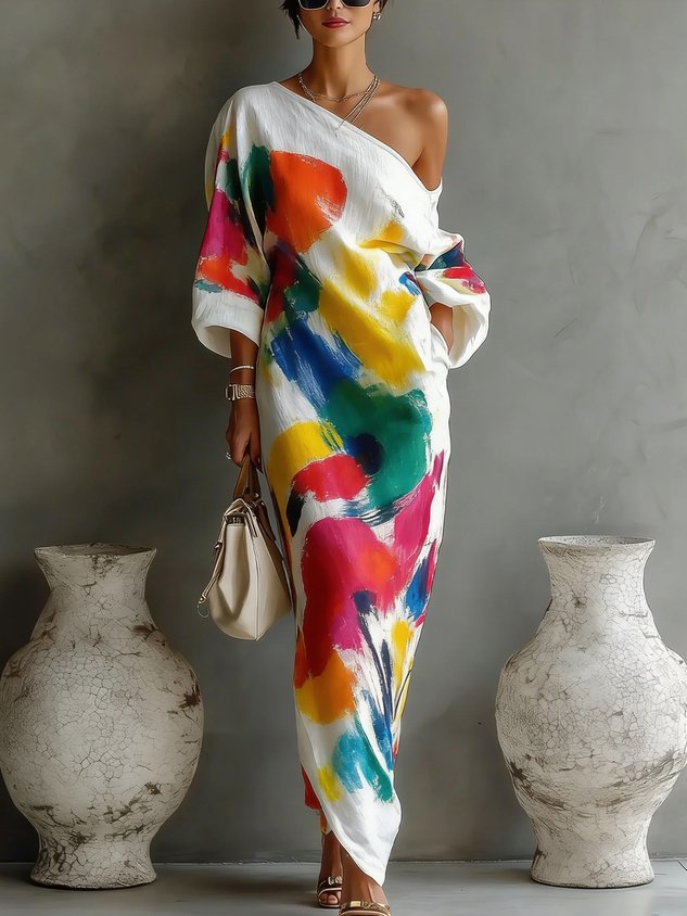 Danella - Women's Maxi Dress, Elegant and Sophisticated