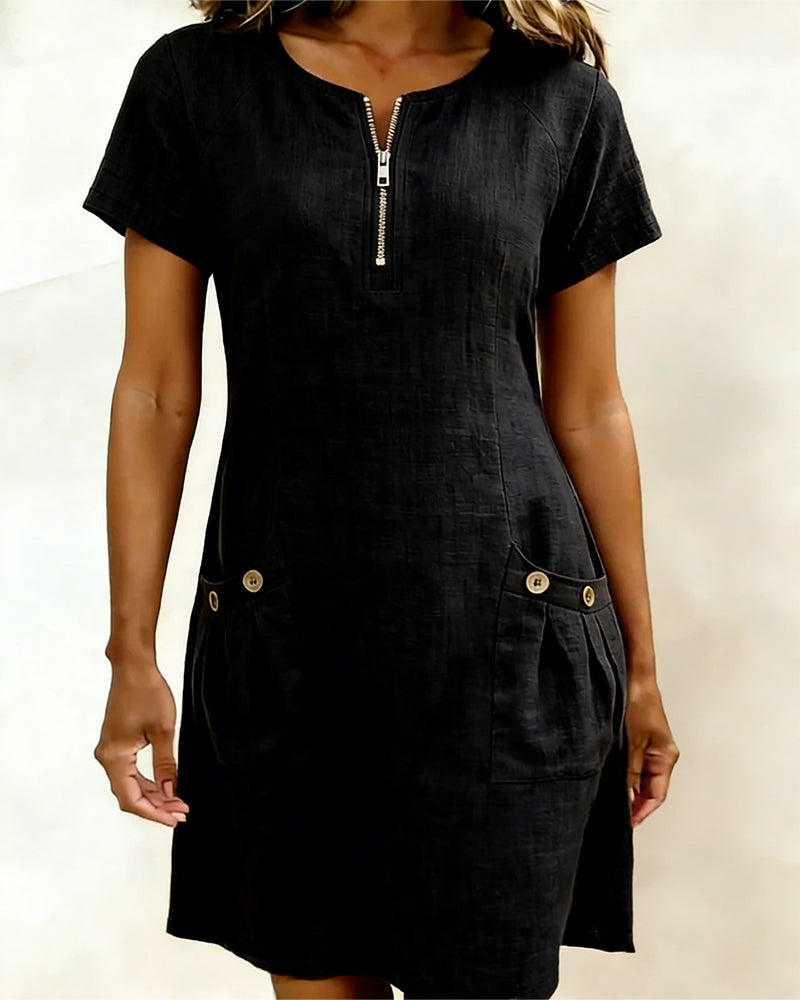 Lina — Dress of Natural Elegance for Everyday Wear