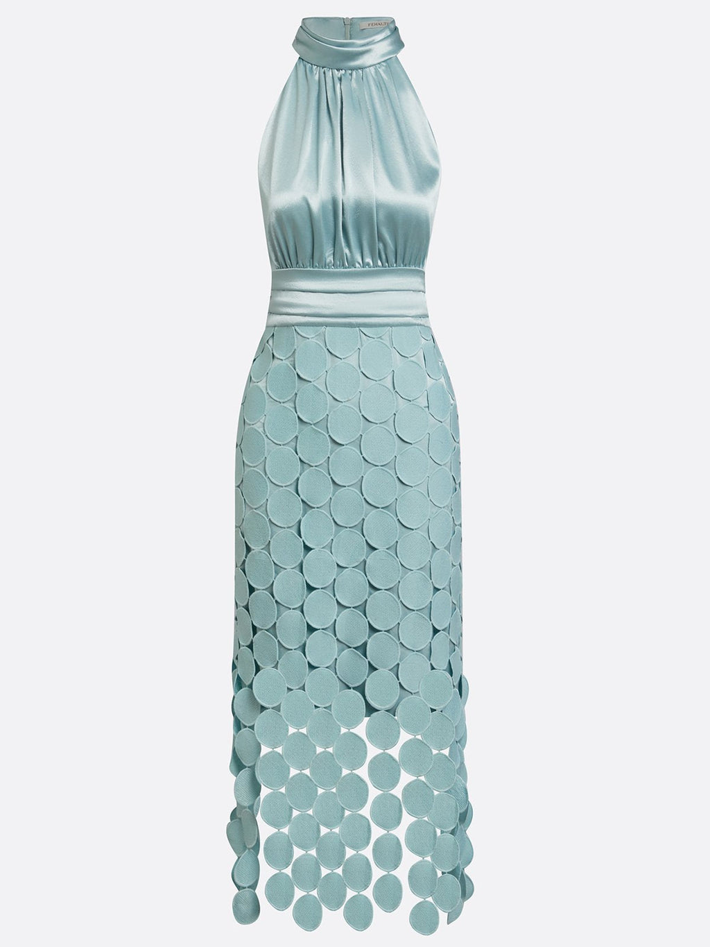 Lau - Elegant midi dress in Céline style for ceremonies, perfect for women