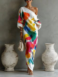 Danella - Women's Maxi Dress, Elegant and Sophisticated