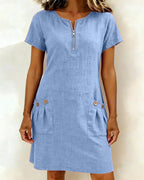 Lina — Dress of Natural Elegance for Everyday Wear