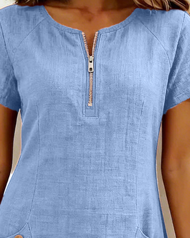 Lina — Dress of Natural Elegance for Everyday Wear