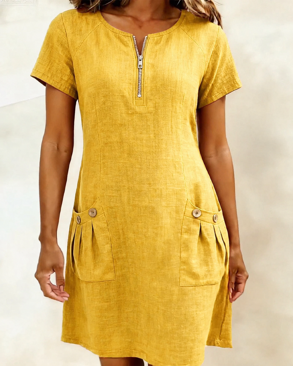 Lina — Dress of Natural Elegance for Everyday Wear