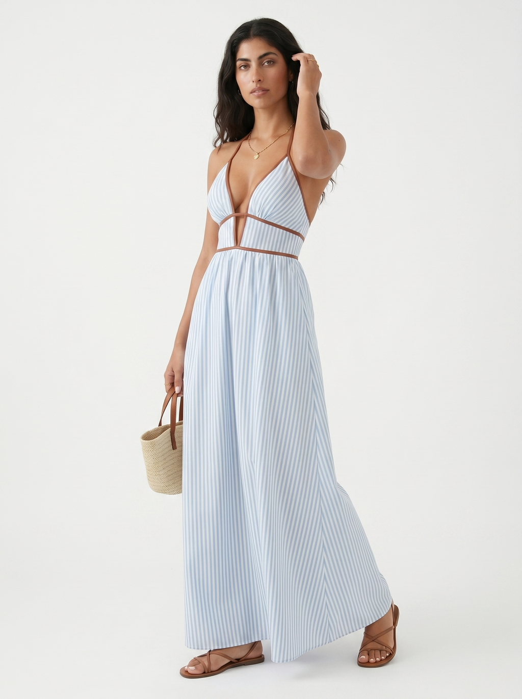 Reme | Women's Long Summer Dress — Light, Breathable, and Elegant