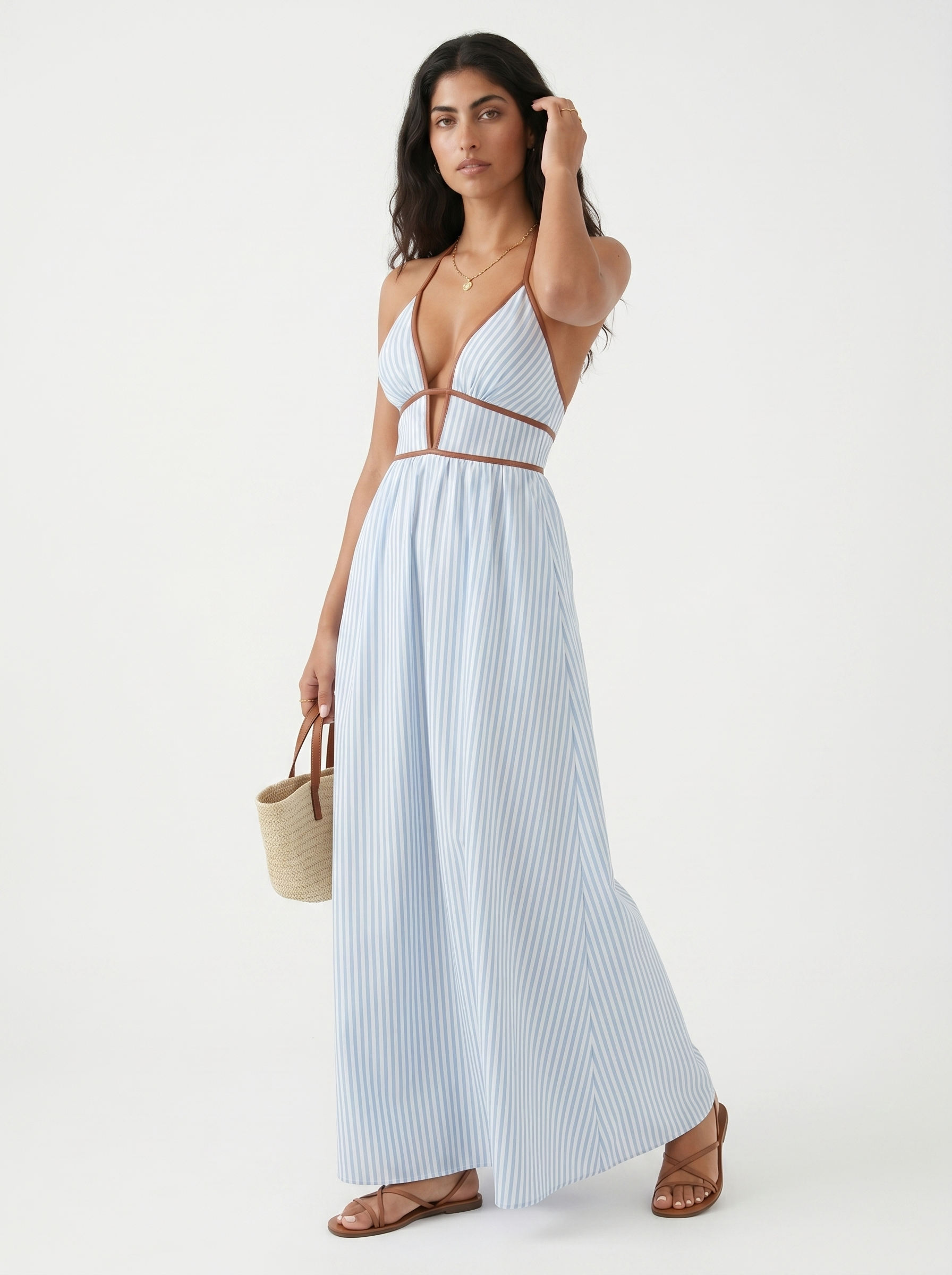 Reme | Women's Long Summer Dress — Light, Breathable, and Elegant