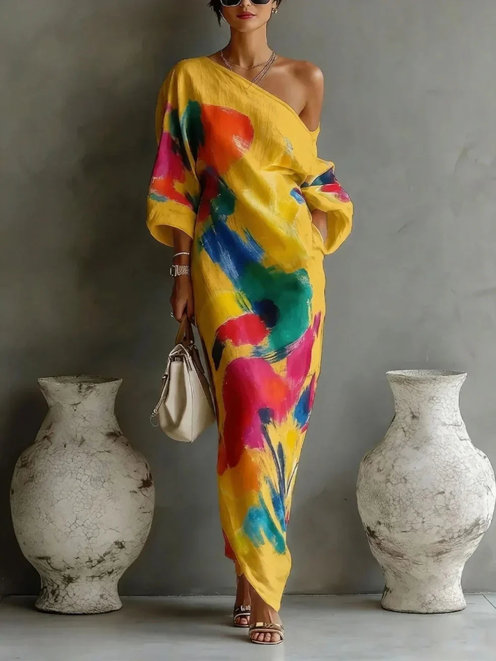 Danella - Women's Maxi Dress, Elegant and Sophisticated