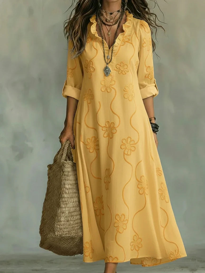 Bobbie - Floral Maxi Dress for Summer Days - Light, Fresh, and Stylish for Women
