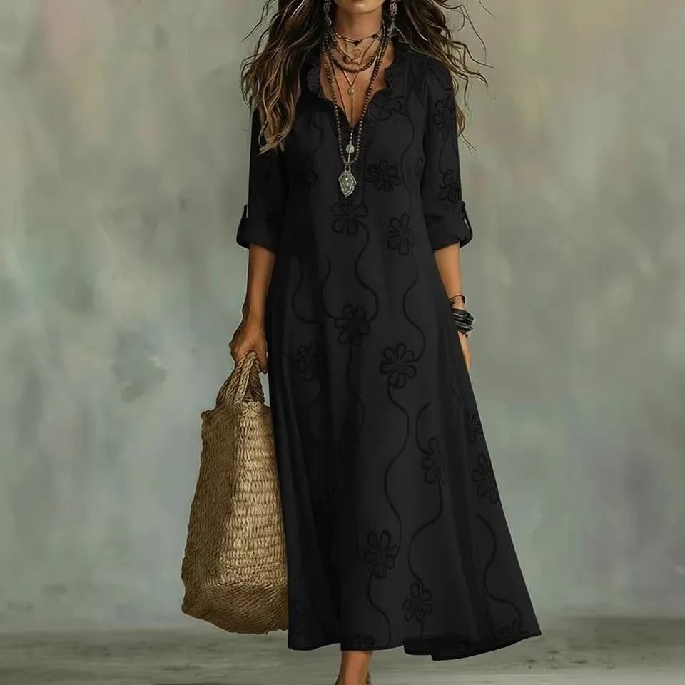 Bobbie - Floral Maxi Dress for Summer Days - Light, Fresh, and Stylish for Women