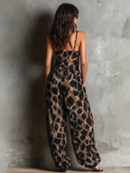 Lirio - Loose-Fit Chiffon Jumpsuit with Halter Neck for Women, Lightweight and Elegant