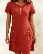 Lina — Dress of Natural Elegance for Everyday Wear