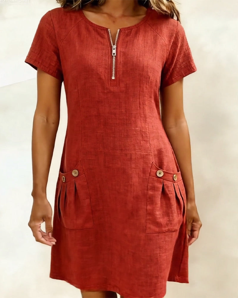 Lina — Dress of Natural Elegance for Everyday Wear