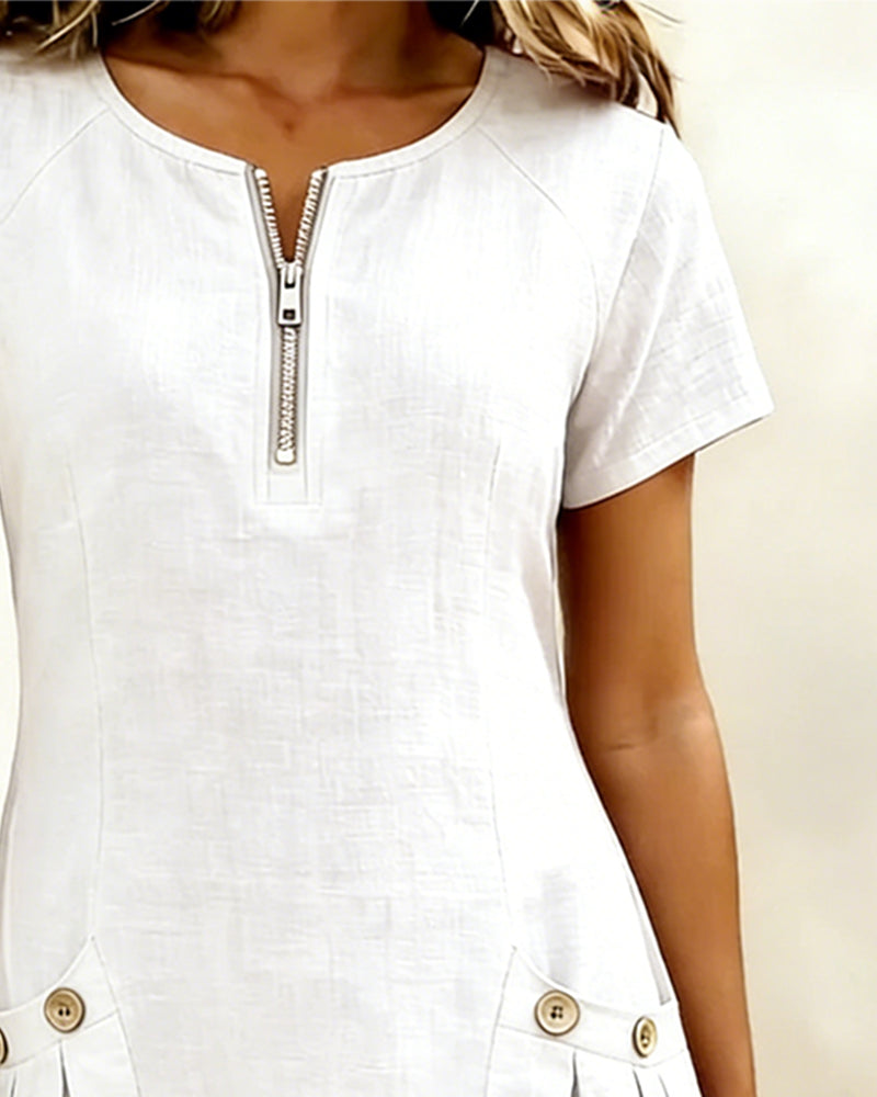 Lina — Dress of Natural Elegance for Everyday Wear
