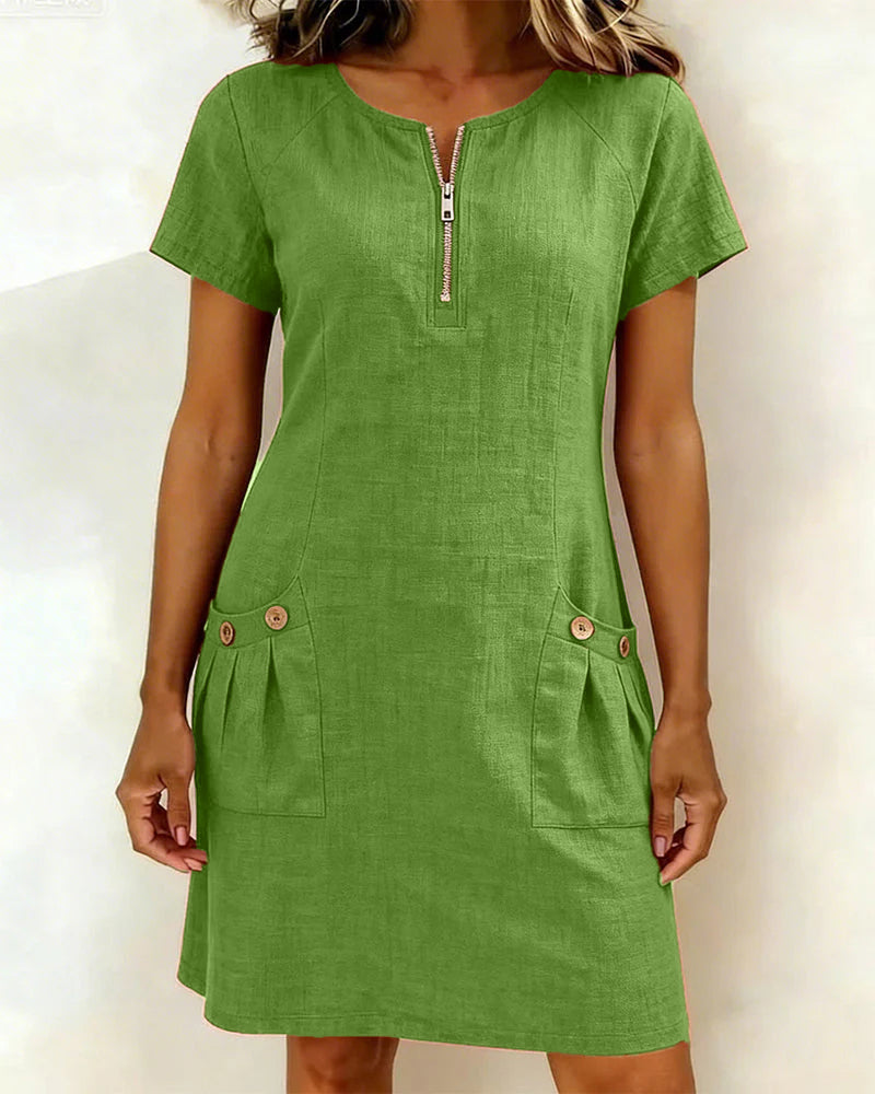 Lina — Dress of Natural Elegance for Everyday Wear
