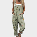 Effortless Woven Jumpsuit with Straps and Patch Pockets