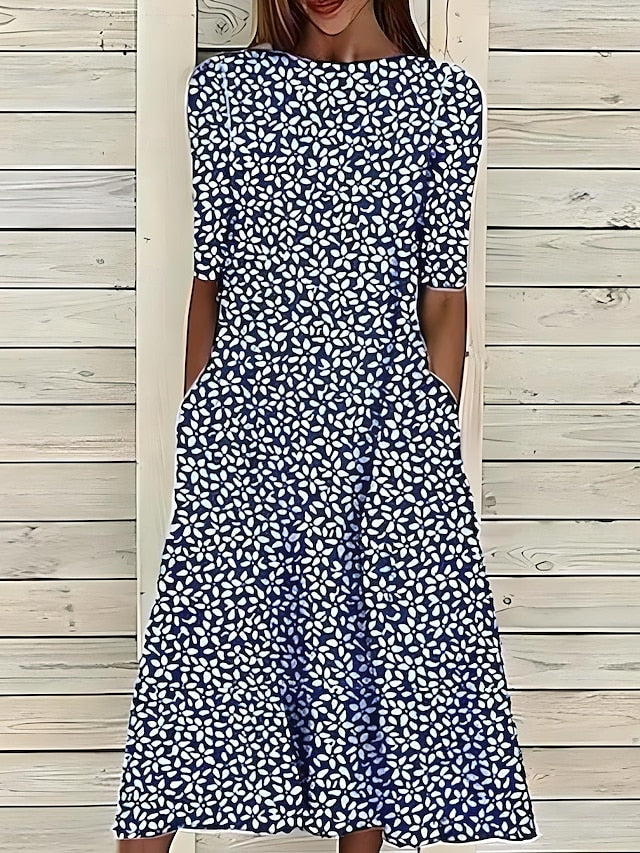Coastal Bloom Dress for Sunlit Days – Effortless Summer Style