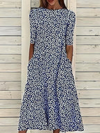 Coastal Bloom Dress for Sunlit Days – Effortless Summer Style