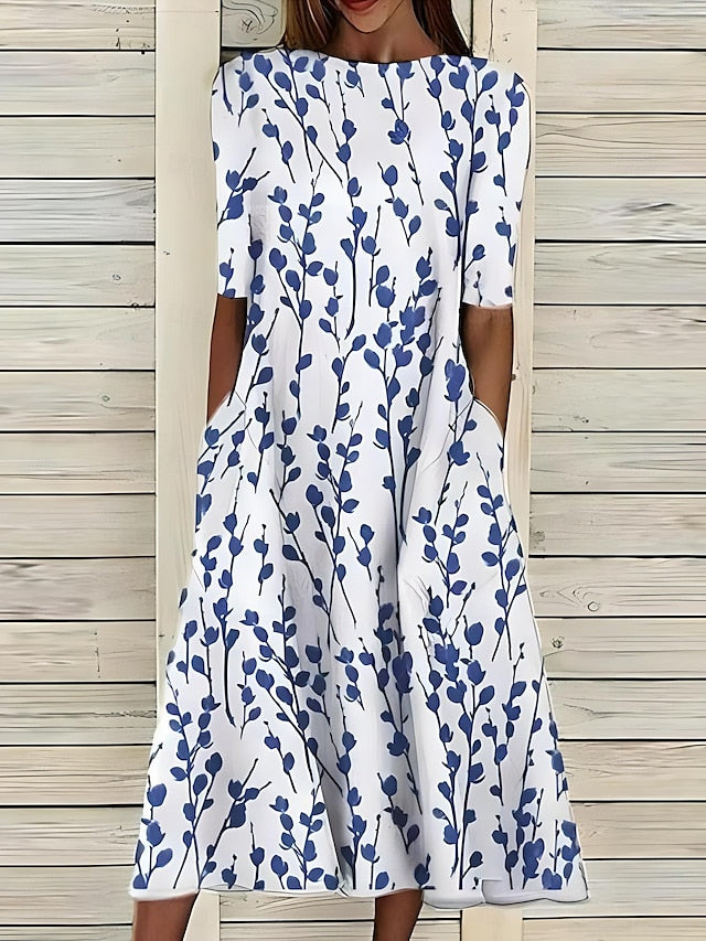 Coastal Bloom Dress for Sunlit Days – Effortless Summer Style