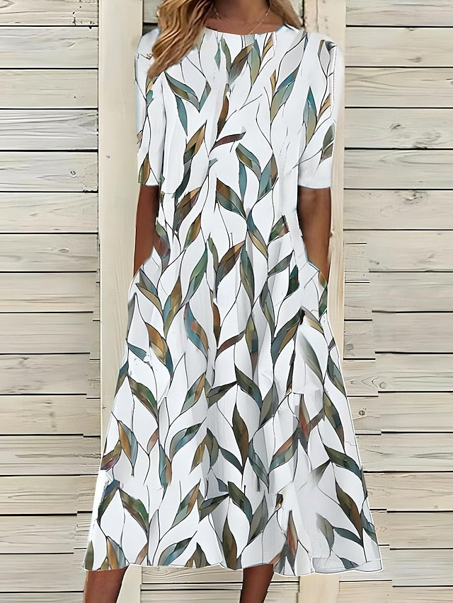 Coastal Bloom Dress for Sunlit Days – Effortless Summer Style