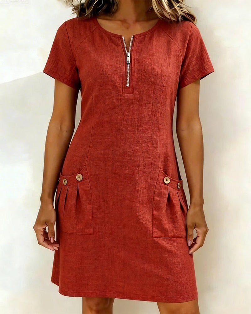 Lina — Dress of Natural Elegance for Everyday Wear