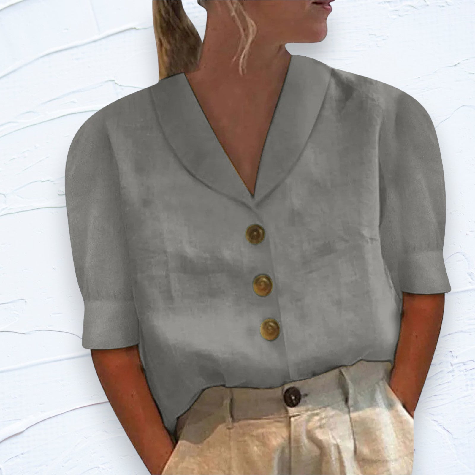 Chic Linen Top – Effortless Summer Style