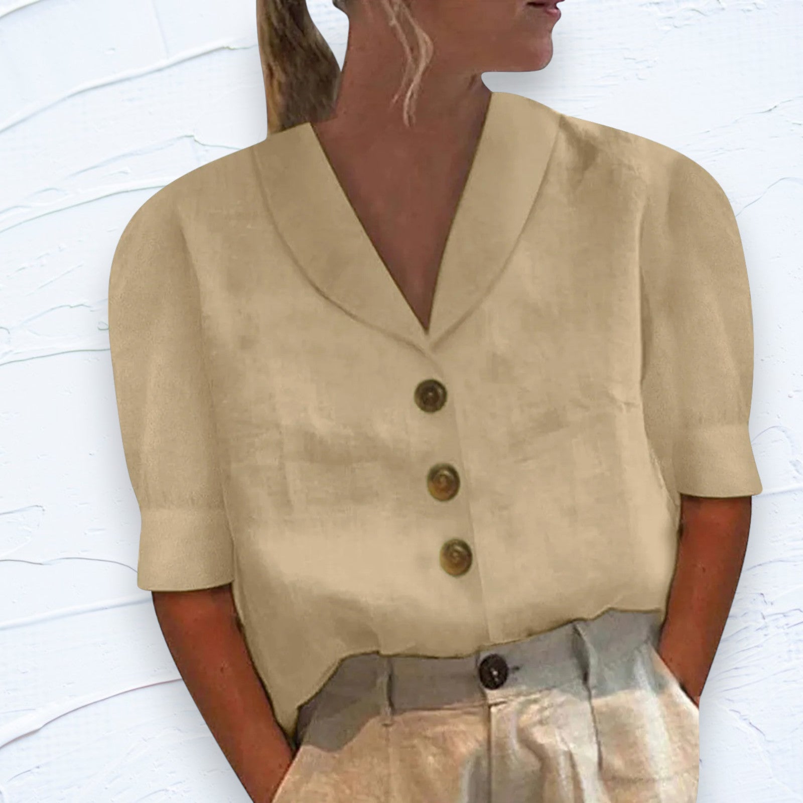 Chic Linen Top – Effortless Summer Style