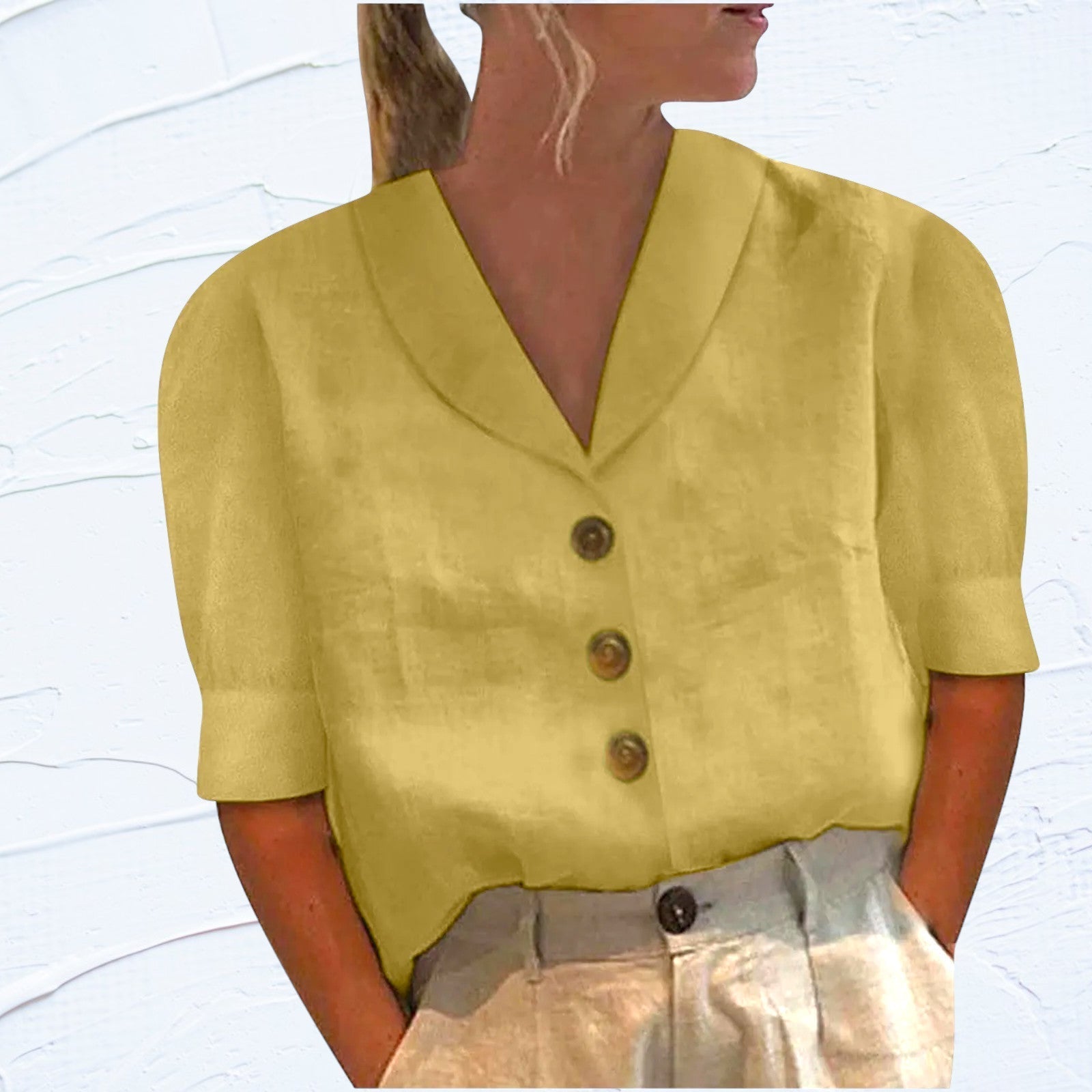 Chic Linen Top – Effortless Summer Style