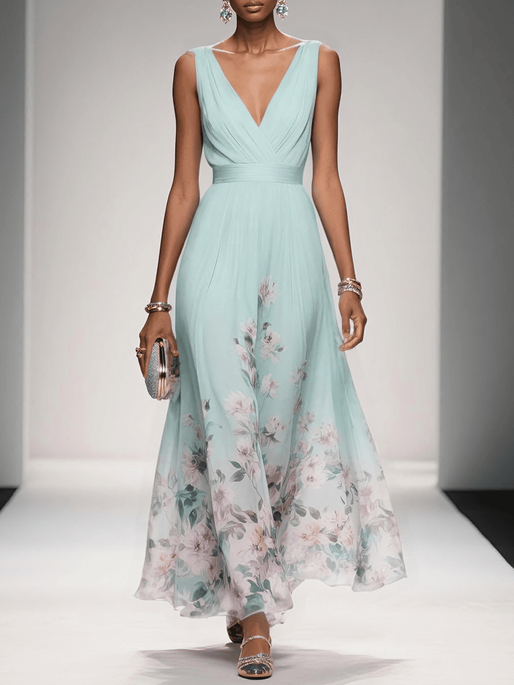 Harper Floral Wedding Guest Dress - Elegant, Effortless Style