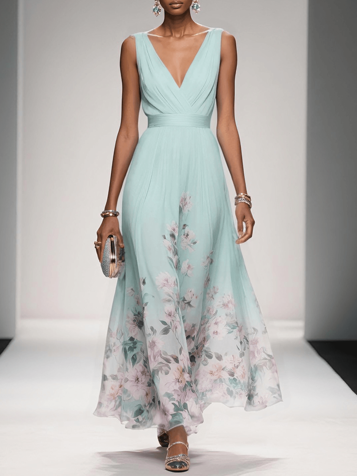 Harper Floral Wedding Guest Dress - Elegant, Effortless Style