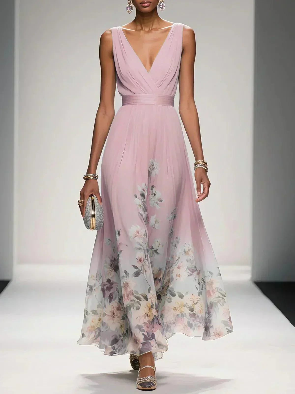 Harper Floral Wedding Guest Dress - Elegant, Effortless Style