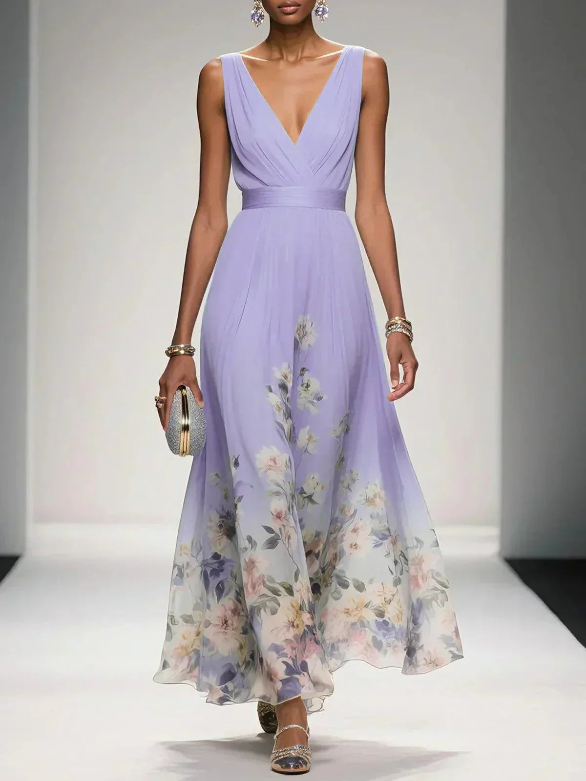 Harper Floral Wedding Guest Dress - Elegant, Effortless Style