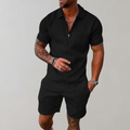 Smart Summer Knit Polo & Shorts Set – Effortless Co-Ord Style