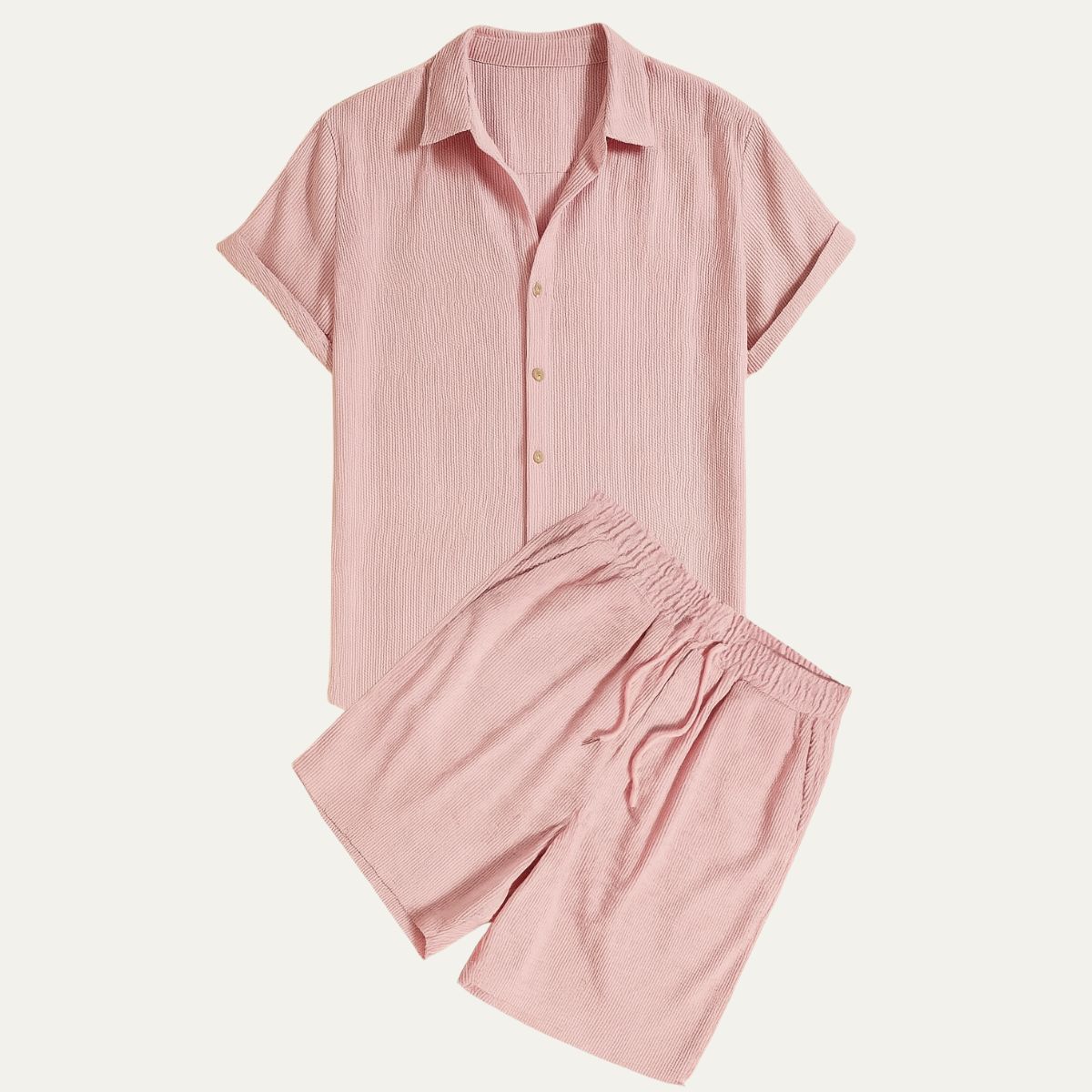 Linen Shirt & Shorts Set – Effortless Summer Co-Ord