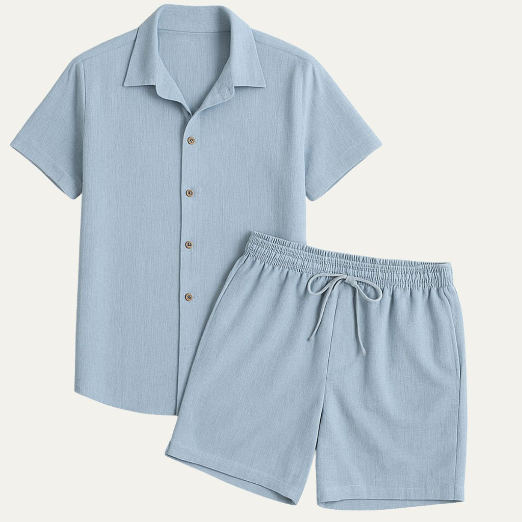 Linen Shirt & Shorts Set – Effortless Summer Co-Ord