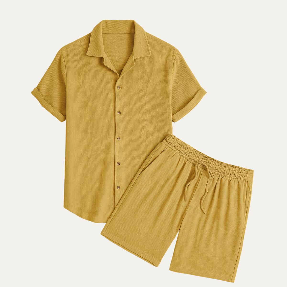 Linen Shirt & Shorts Set – Effortless Summer Co-Ord