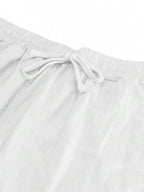 Men's Linen Casual Pants with Adjustable Drawstring Waist and Handy Slant Pockets