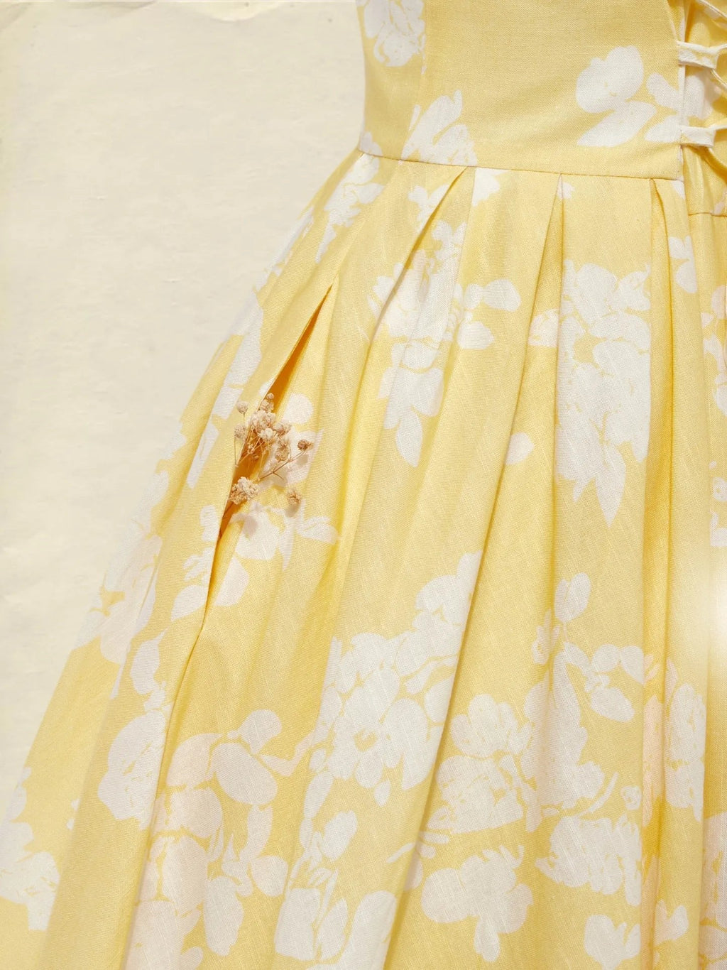 Floral Off-Shoulder Midi Dress with Flowy Swing Skirt