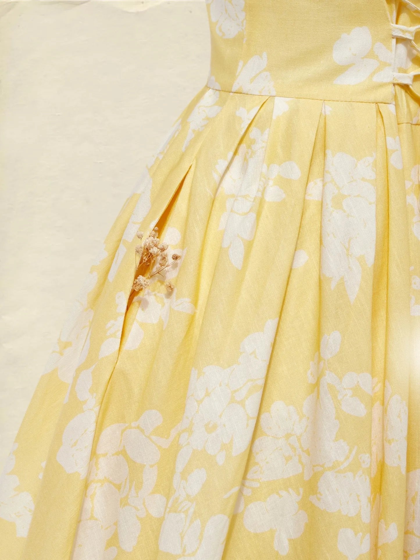 Floral Off-Shoulder Midi Dress with Flowy Swing Skirt