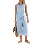 Brisa - Striped Cotton Set for Women, Lightweight and Stylish