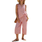Brisa - Striped Cotton Set for Women, Lightweight and Stylish