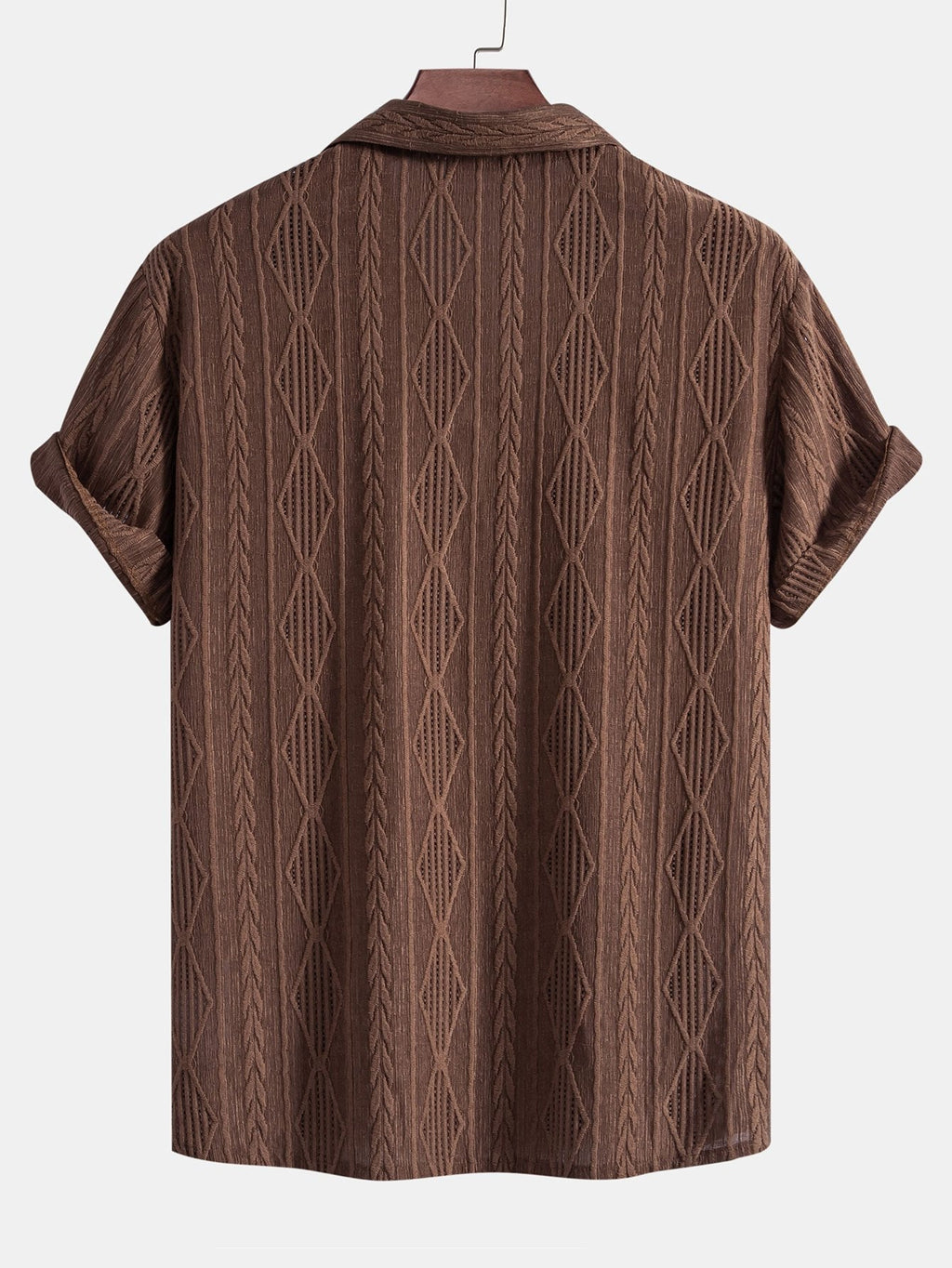 Textured Camp Collar Shirt – Effortless, Relaxed Summer Style