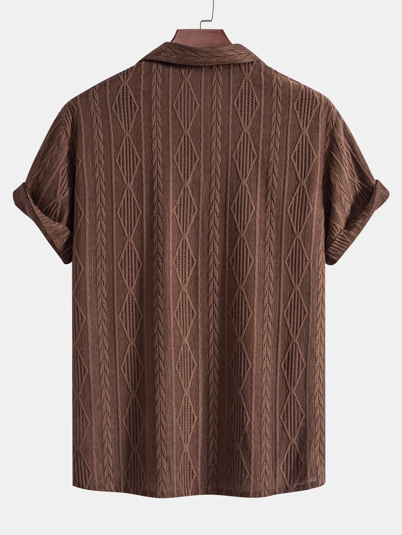 Textured Camp Collar Shirt – Effortless, Relaxed Summer Style