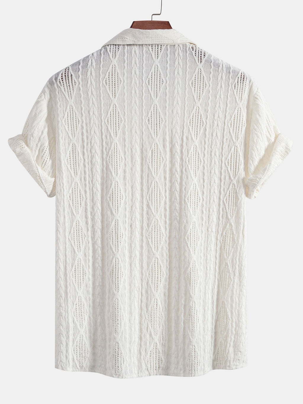 Textured Camp Collar Shirt – Effortless, Relaxed Summer Style