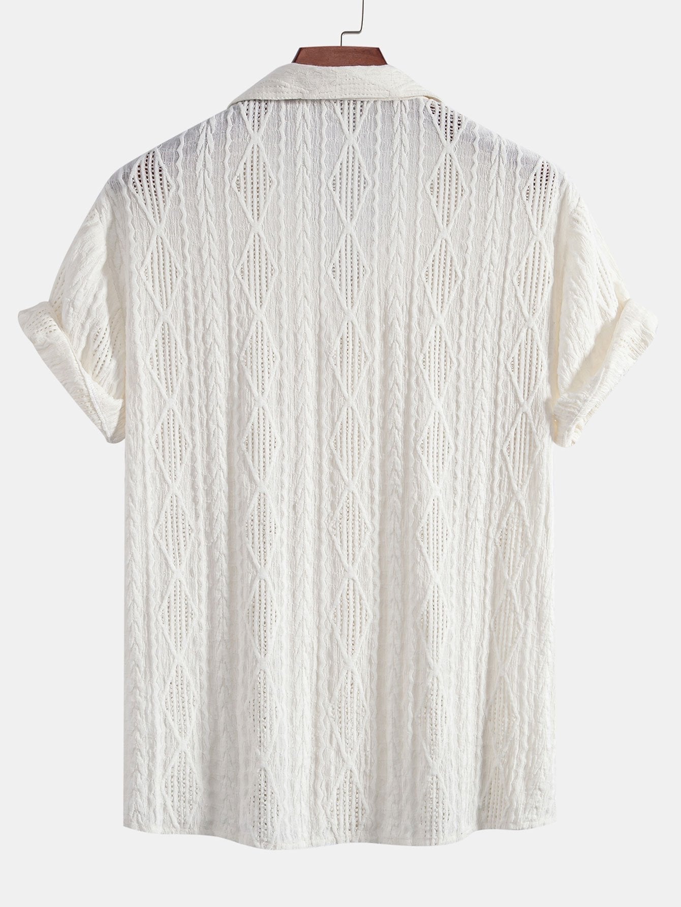 Textured Camp Collar Shirt – Effortless, Relaxed Summer Style