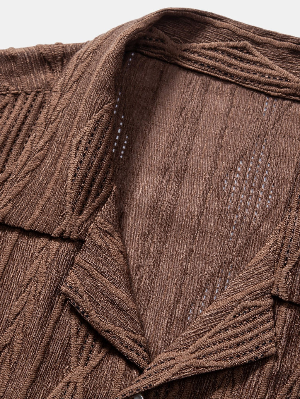 Textured Camp Collar Shirt – Effortless, Relaxed Summer Style