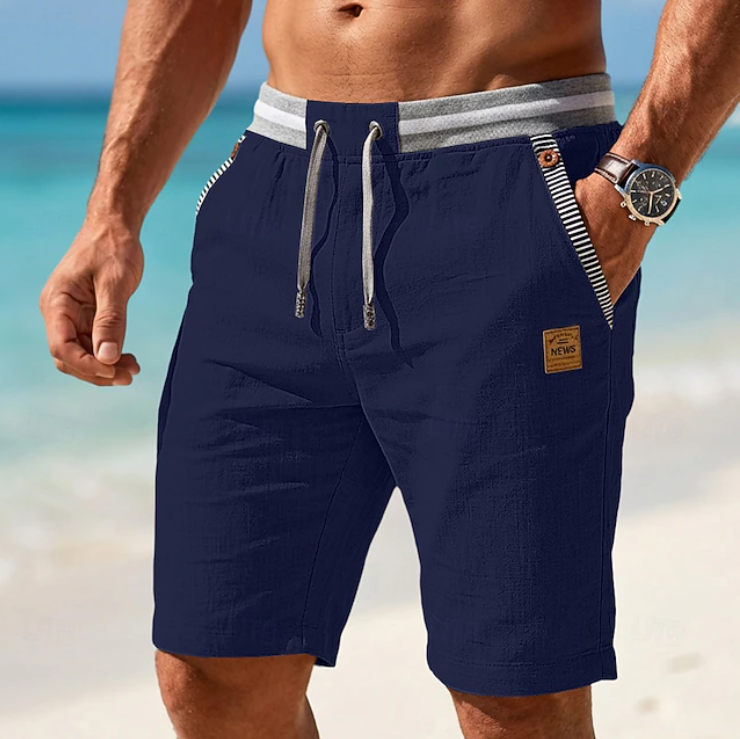 Textured Drawstring Shorts – Effortless, Beach-Ready Comfort