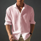 Textured Linen Shirt – Sophisticated, Breathable Layer for Summer
